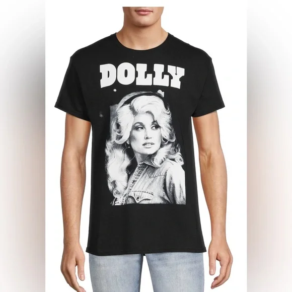 NWT Dolly Parton Men's Portrait Graphic T-Shirt from Walmart, Size 3XL - Picture 2 of 5